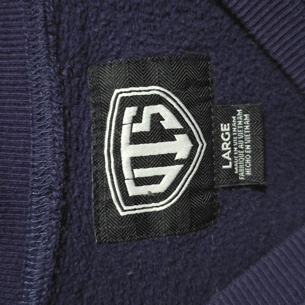Seattle Seahawks Mens Navy Sweatshirt w/ Team Logo. Large - Picture 2 of 7
